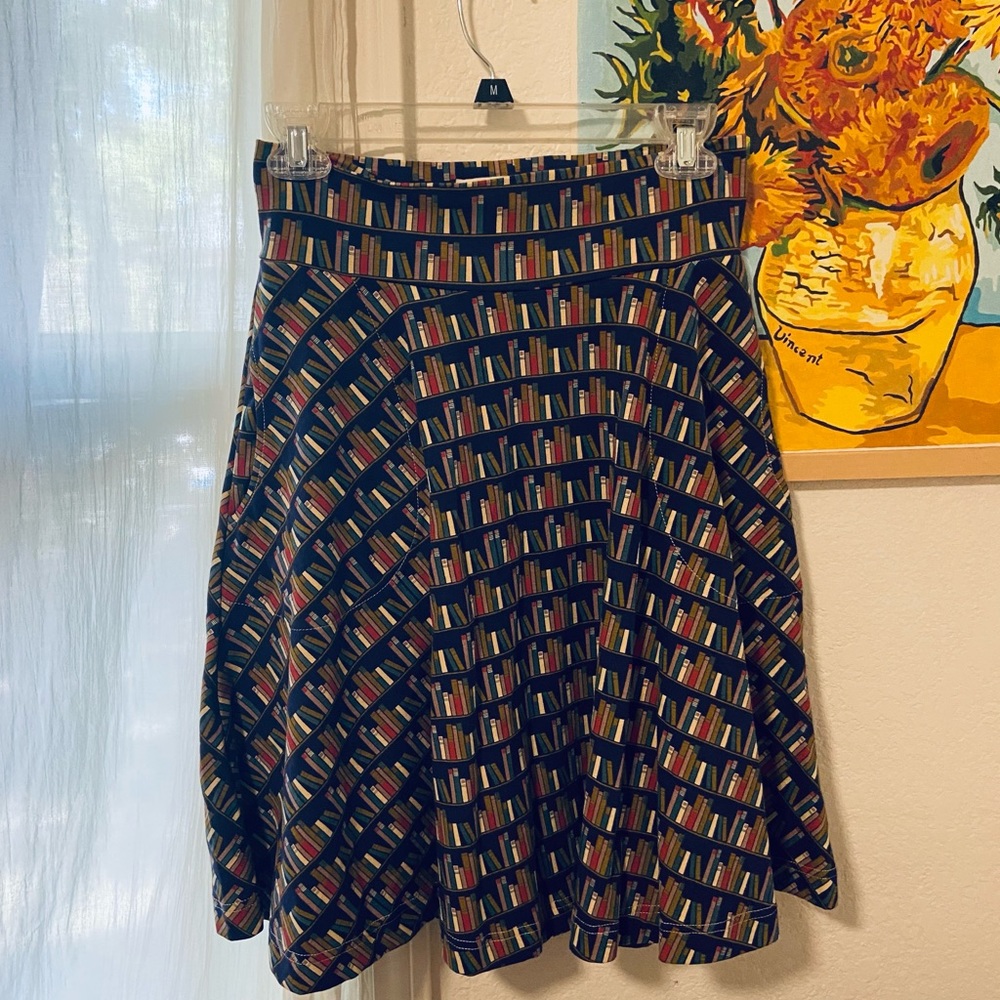 Effie’s Heart Library Print Skirt